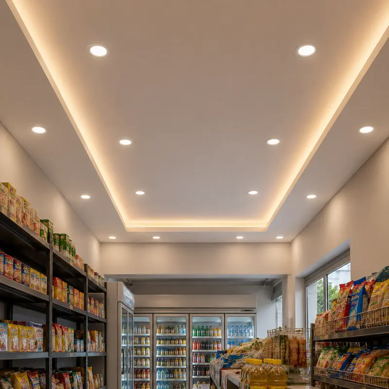 Commercial false ceiling for shop in Rawang, Selangor