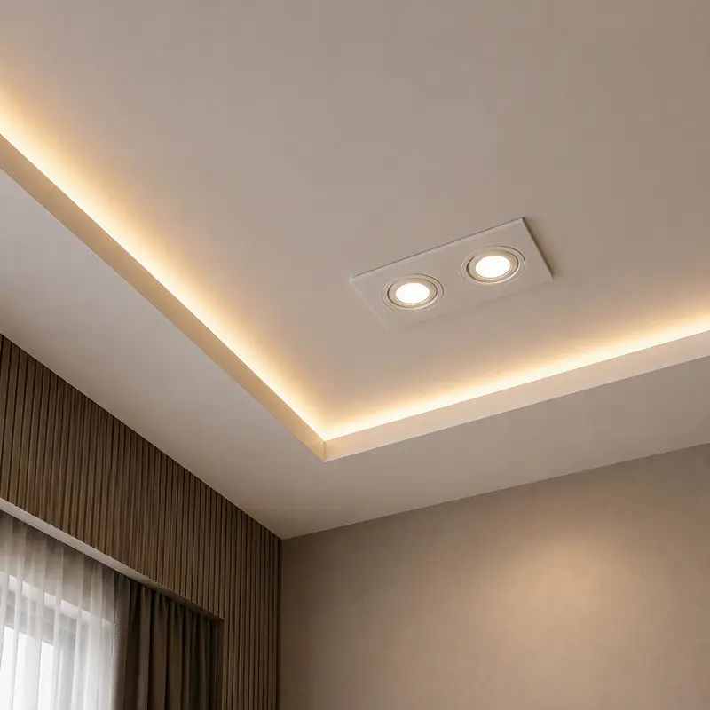 L-Box with Downlight combo installation in Kajang, Selangor
